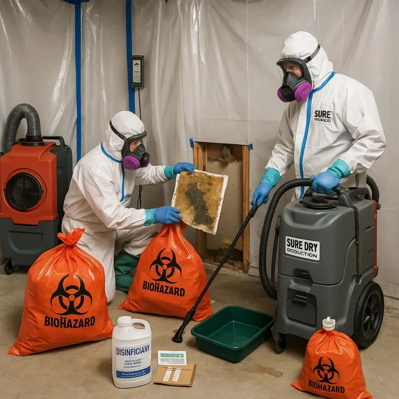Contaminated Water Handling Protocols process in Valley Center, KS